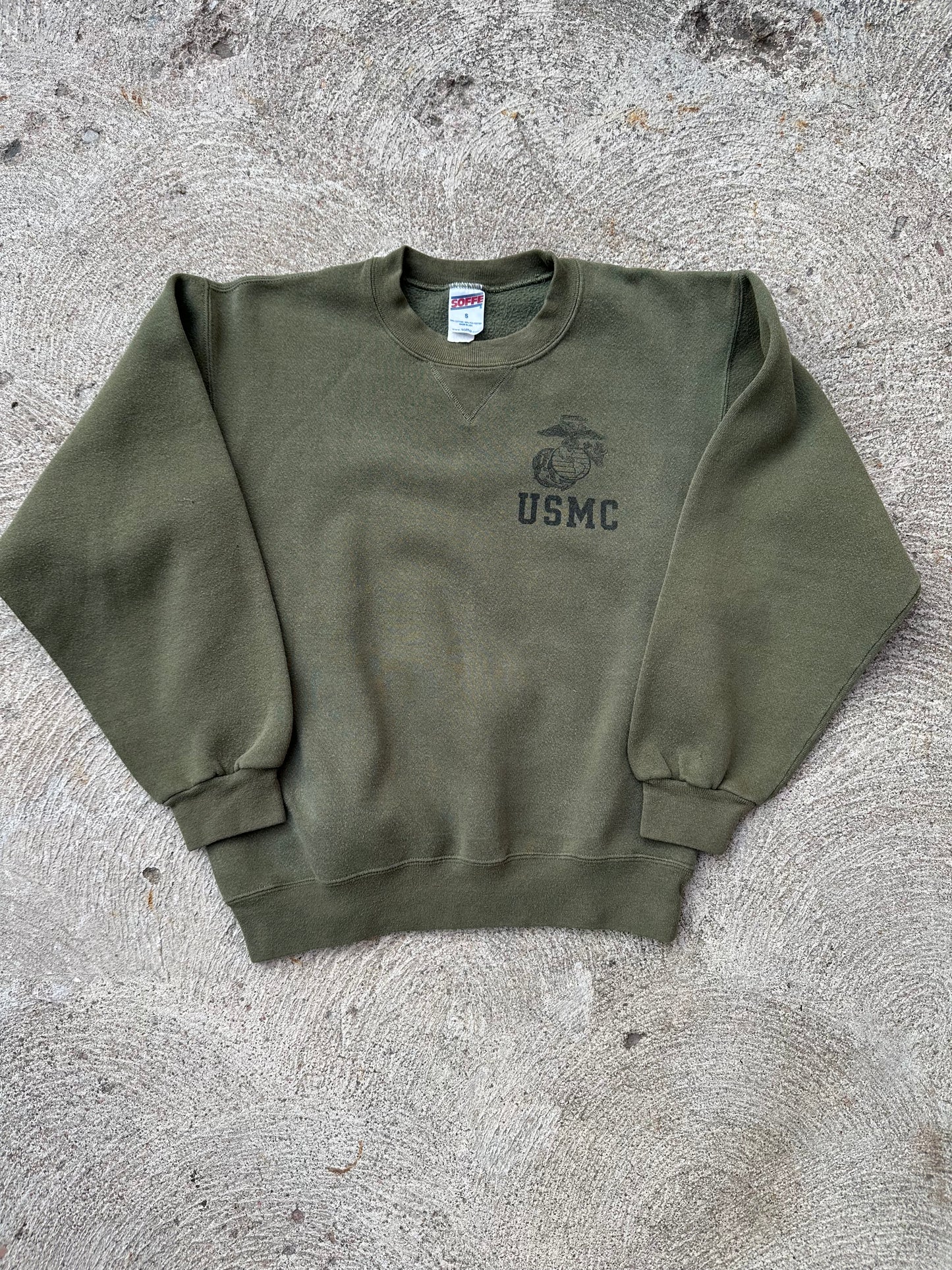 90’s USMC Military Single V Crewneck Sweatshirt (Unisex S)