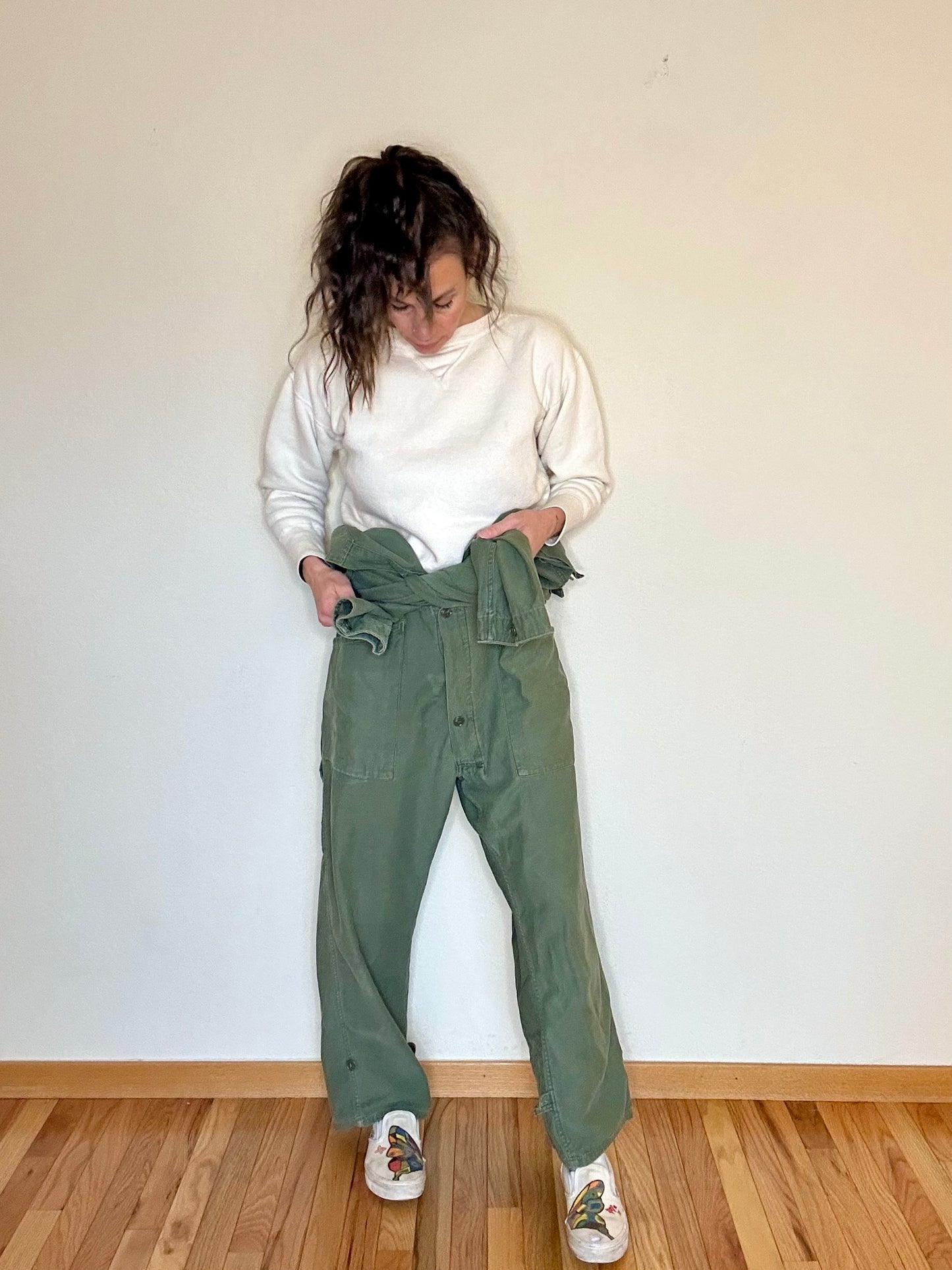 70’s OG-107 Army Field Coveralls / Boilersuit (Unisex M)