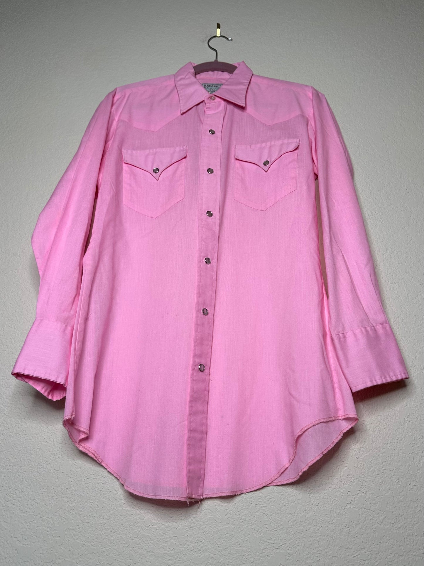 70’s H Bar C California Ranchwear Pearl Snap Cotton Shirt (Unisex S/M)