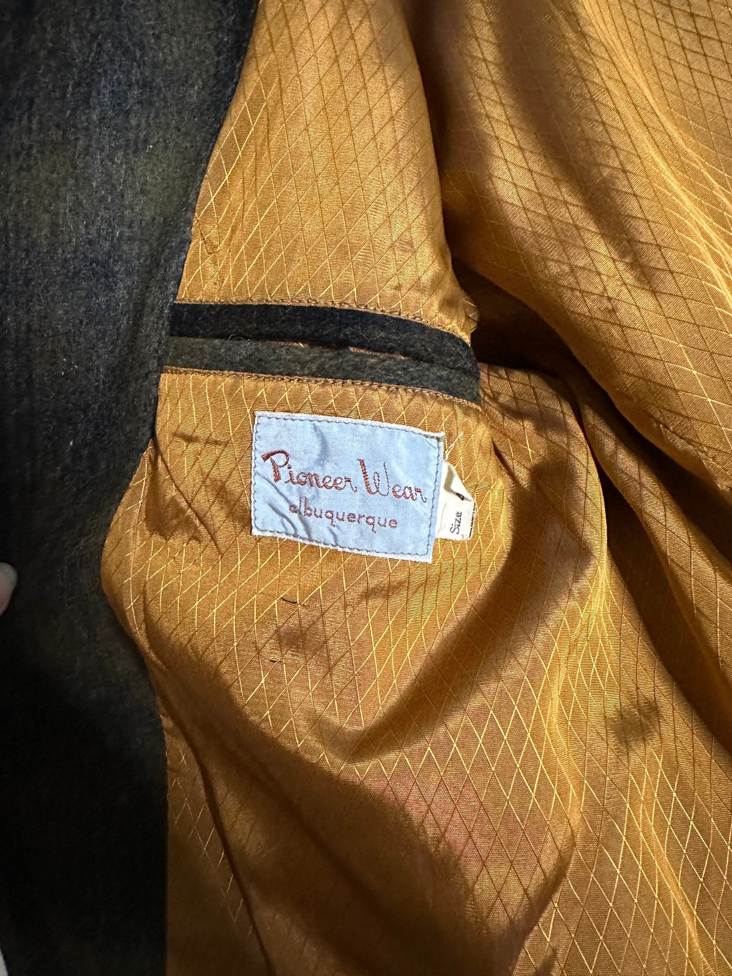 50’s Pioneer Wear Scalloped Yoke Wool Western Sport Coat (40)