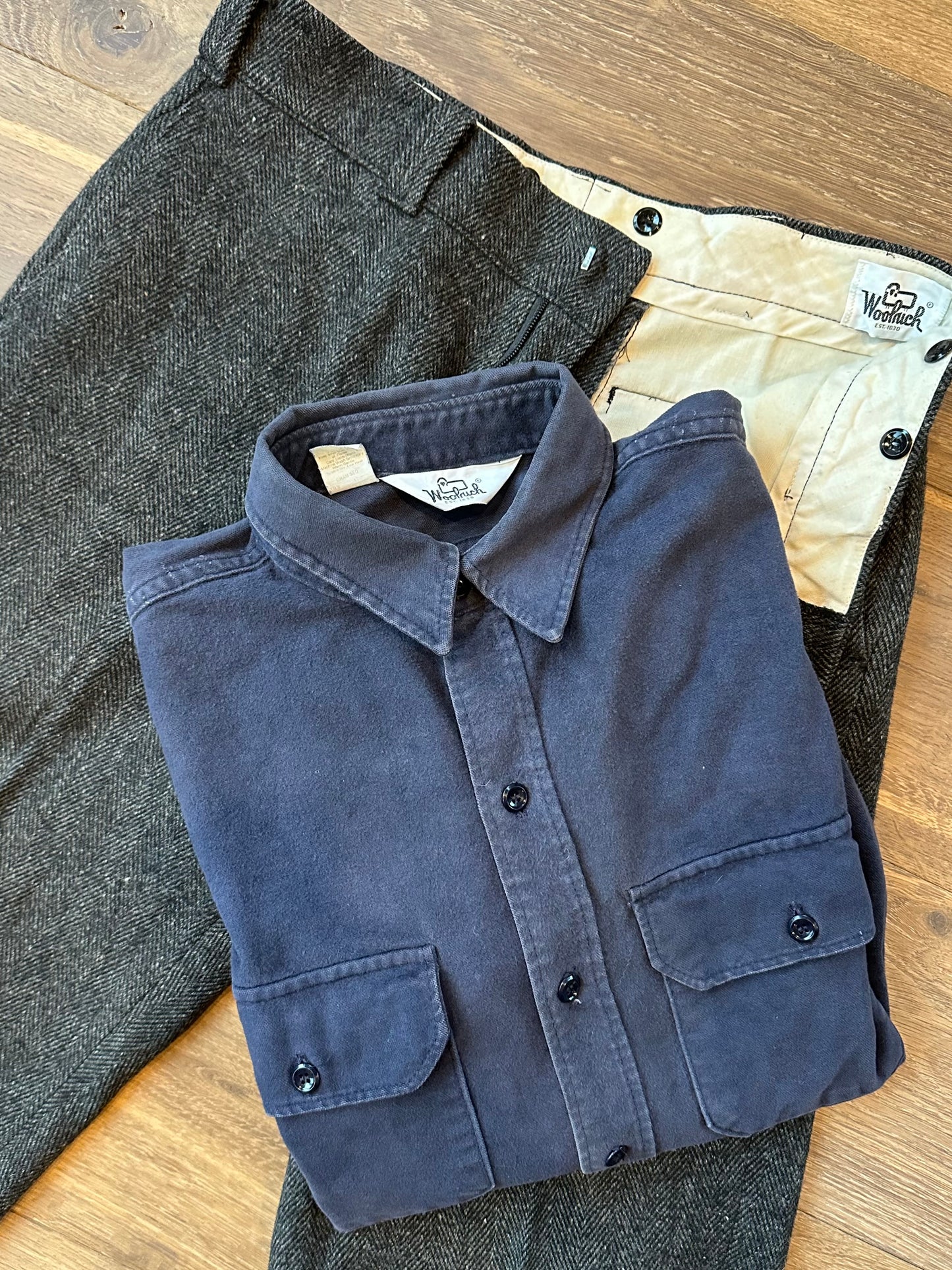 70’s Woolrich Chamois Flannel Shirt (Unisex M/L)