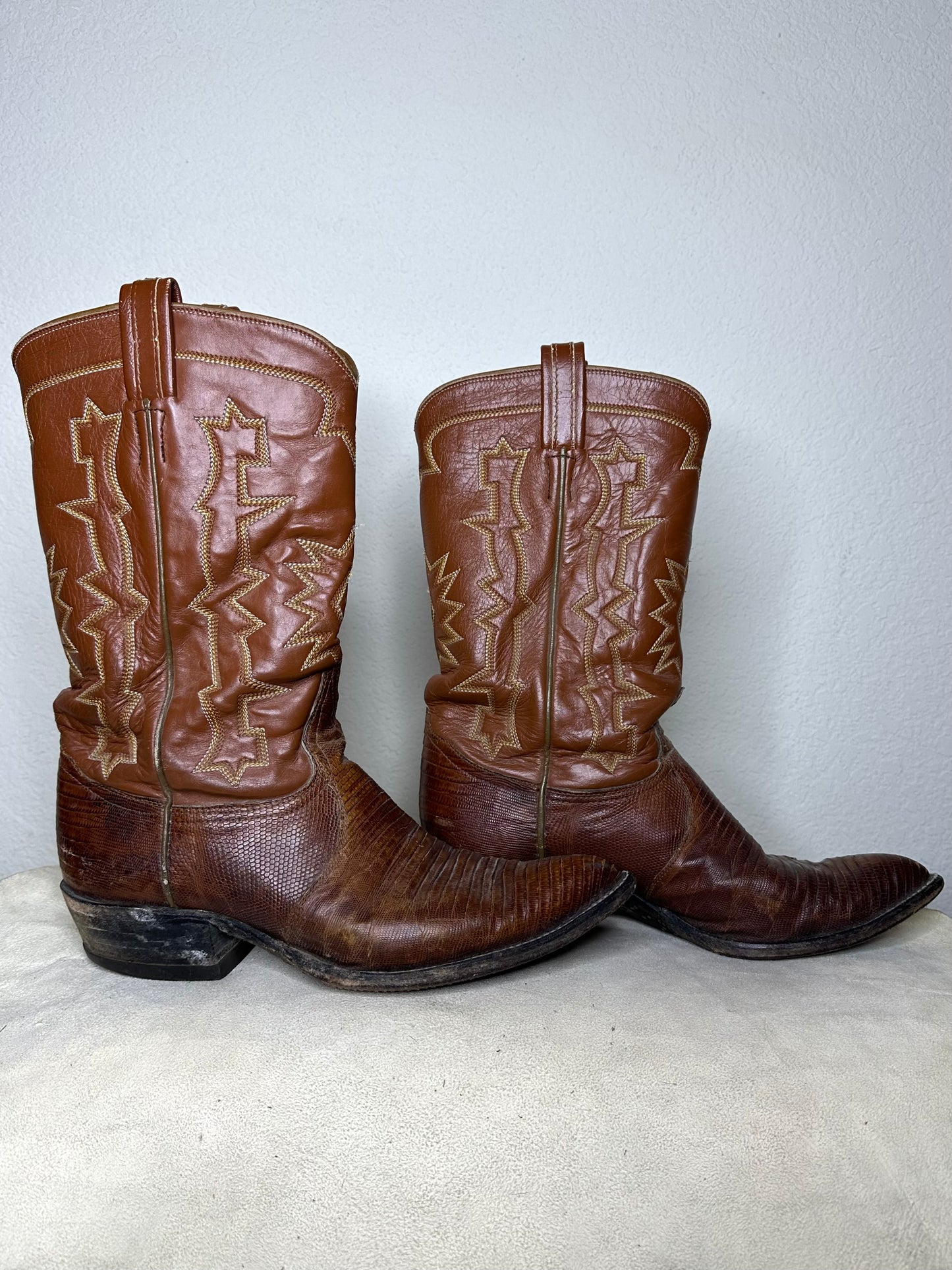 70’s Tony Lama Black Label Exotic Cowboy Boots (Men’s 8.5/Women’s 10)
