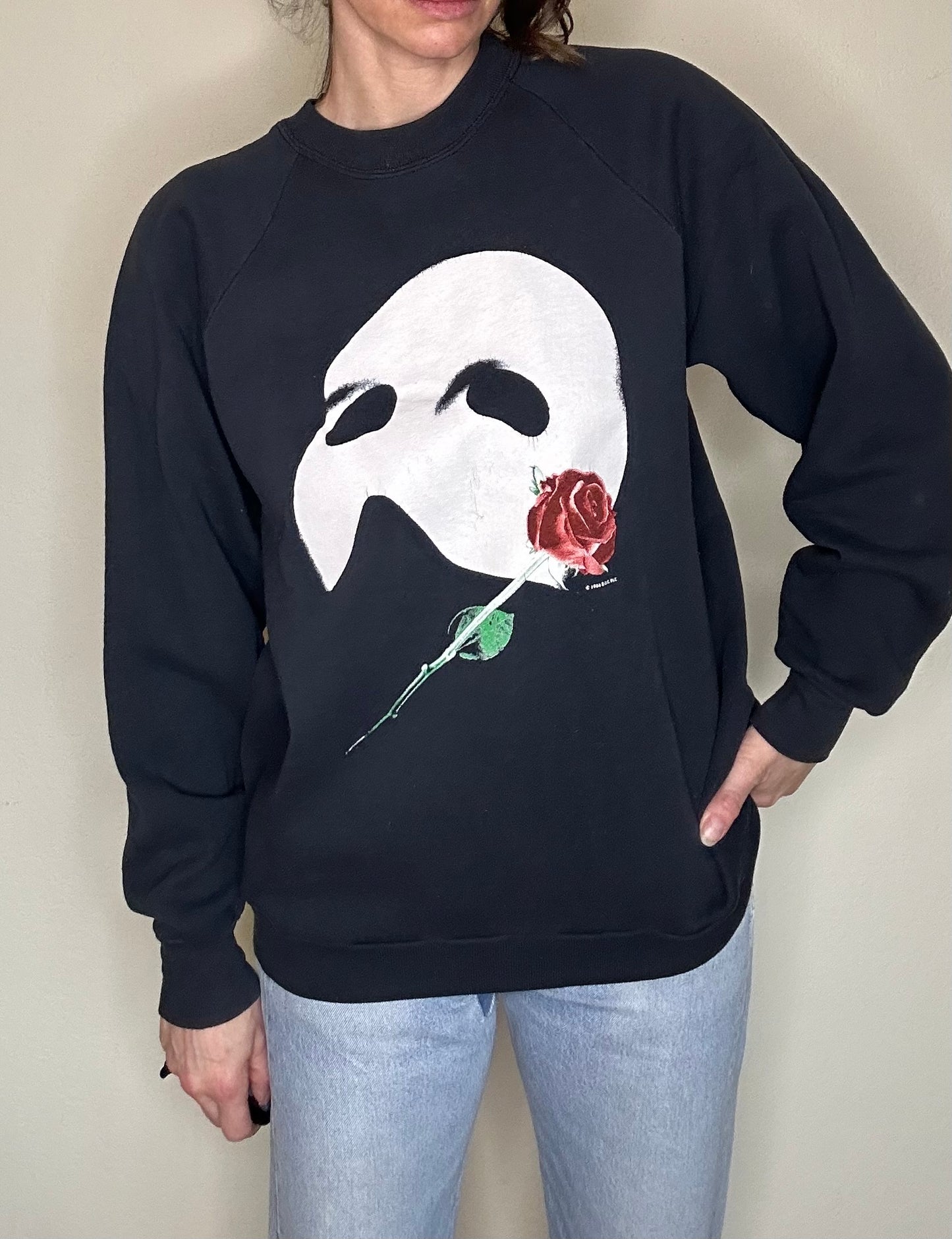 80’s Raglan Phantom of the Opera Sweatshirt (Unisex L/XL)