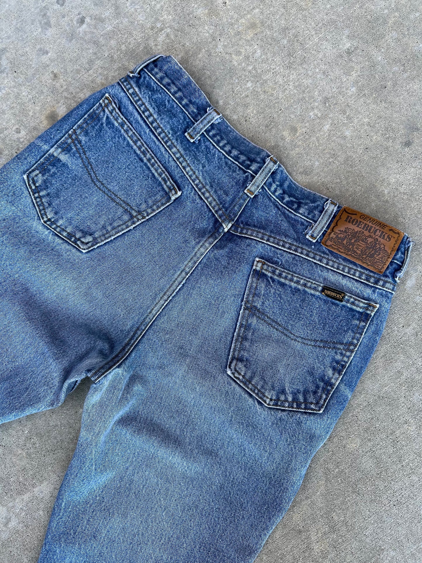 70’s Roebuck’s Faded Denim Jeans USA (Men’s 32x31 / Women’s 30)