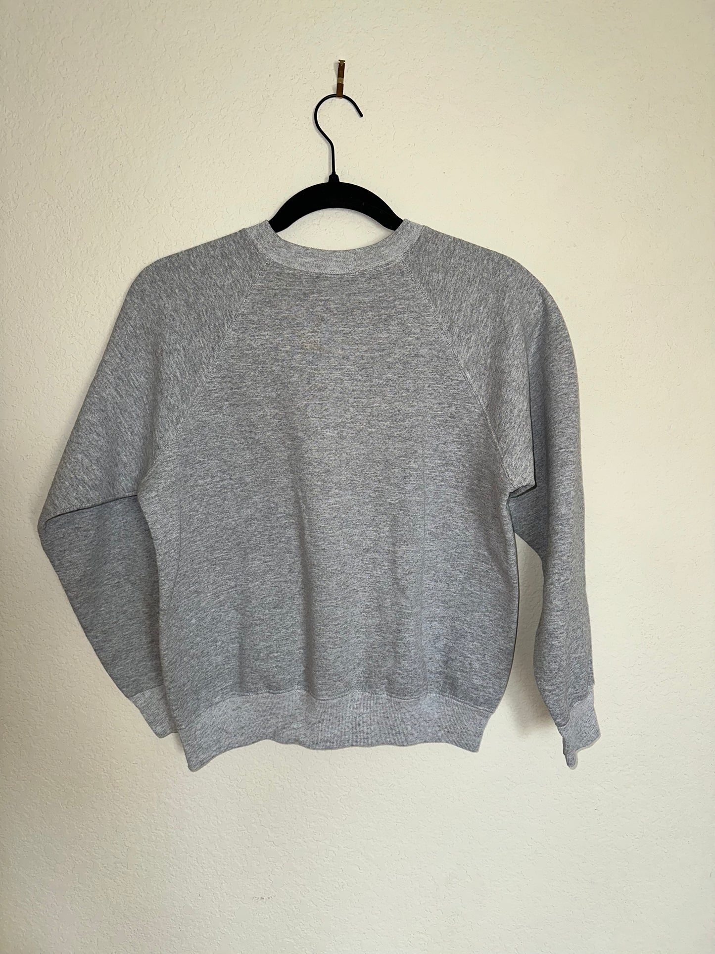 Vintage Raglan Sweatshirt Hand Embroidered (Women’s XS/S)