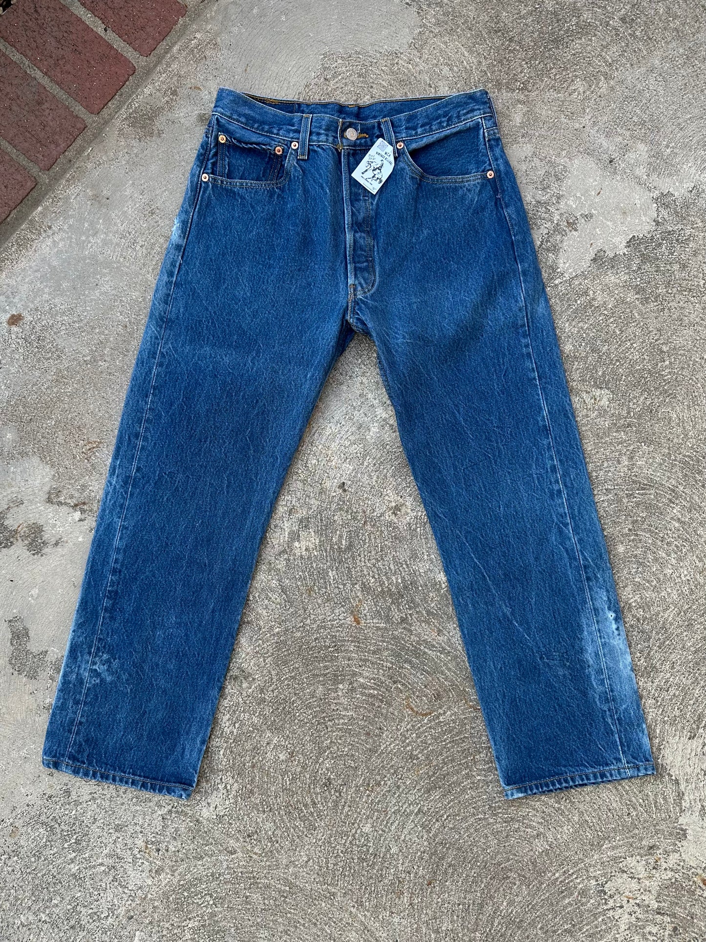 Y2K Levi’s 501 STF Denim Jeans (Men’s 31x28 / Women’s 29)