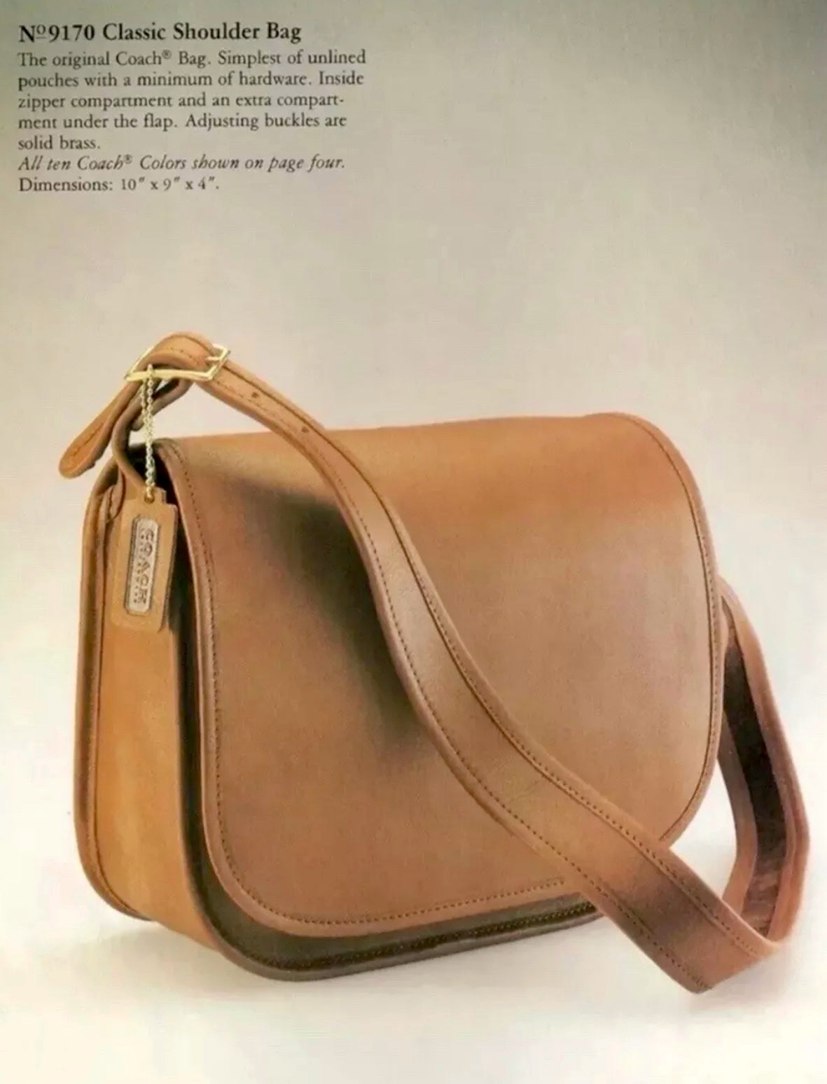 70’s COACH Bonnie Cashin NYC Classic Pouch Bag USA