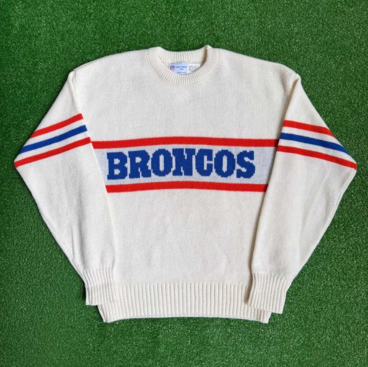 80’s Cliff Engle Denver Broncos Sideline Sweater (Unisex L)