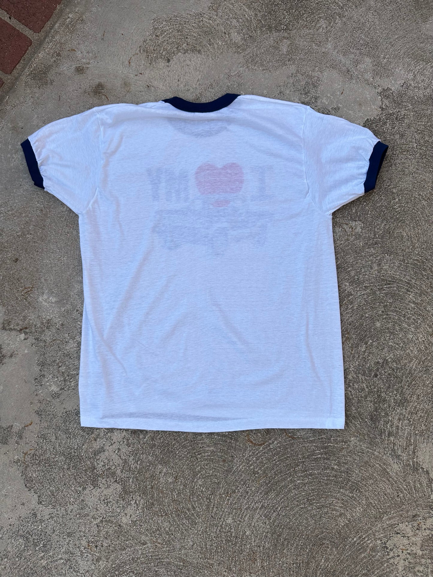 80’s “I Love My Truck” Single Stitch Ringer Tee (Unisex L)