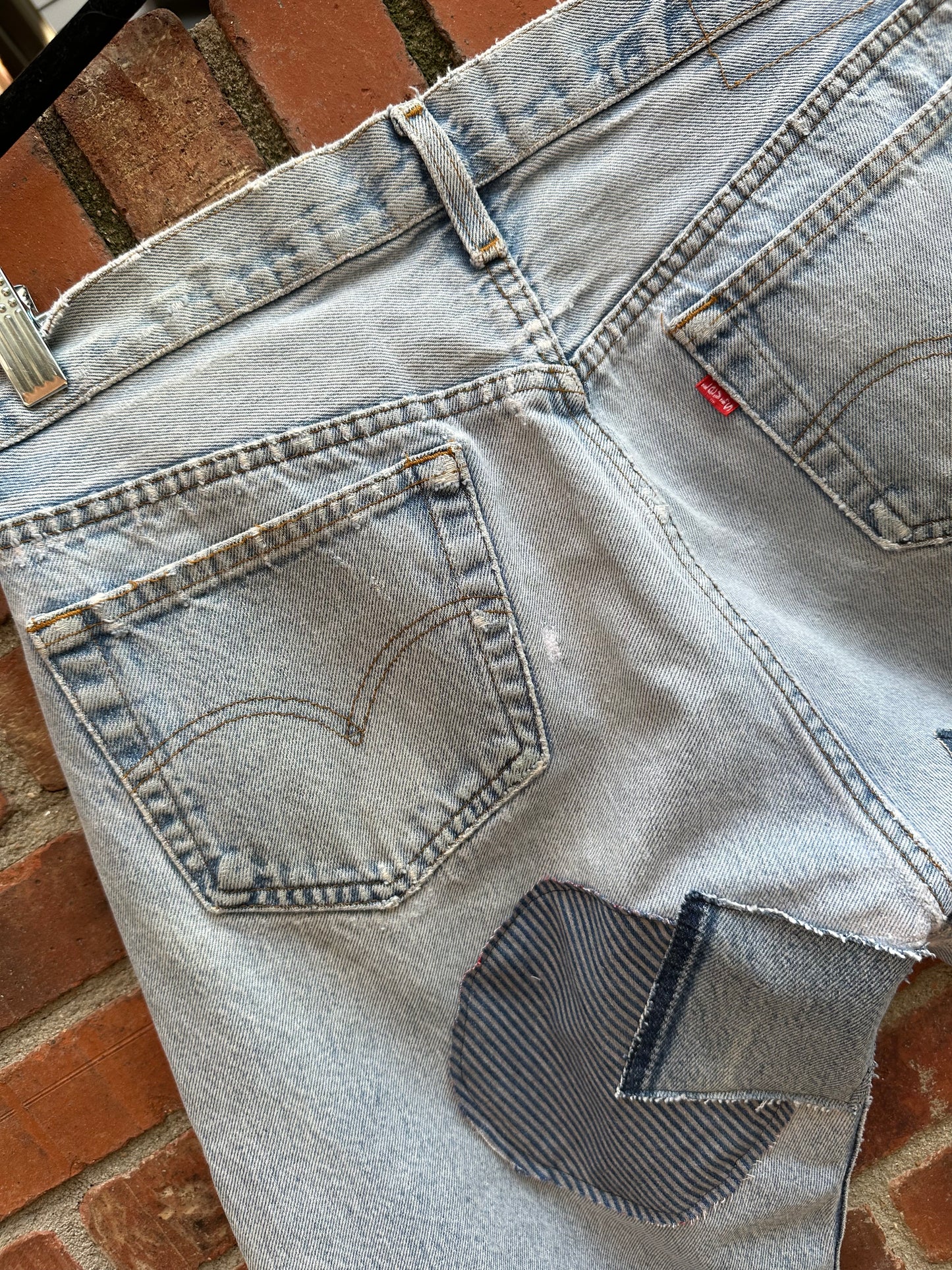 Custom Patchwork Levi’s 501’s