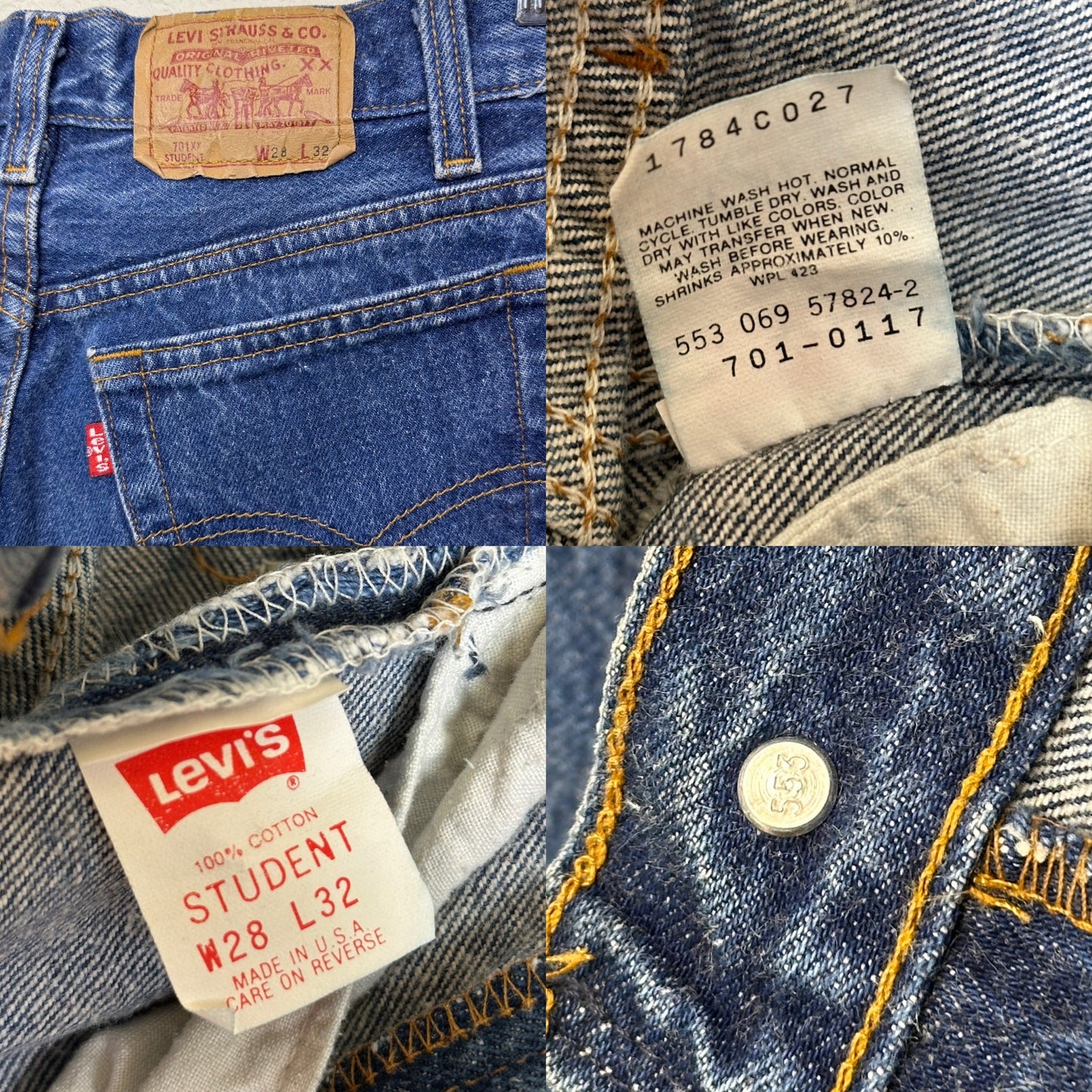 80’s Levi’s Women’s 501 Jeans (Modern 25x28.5)