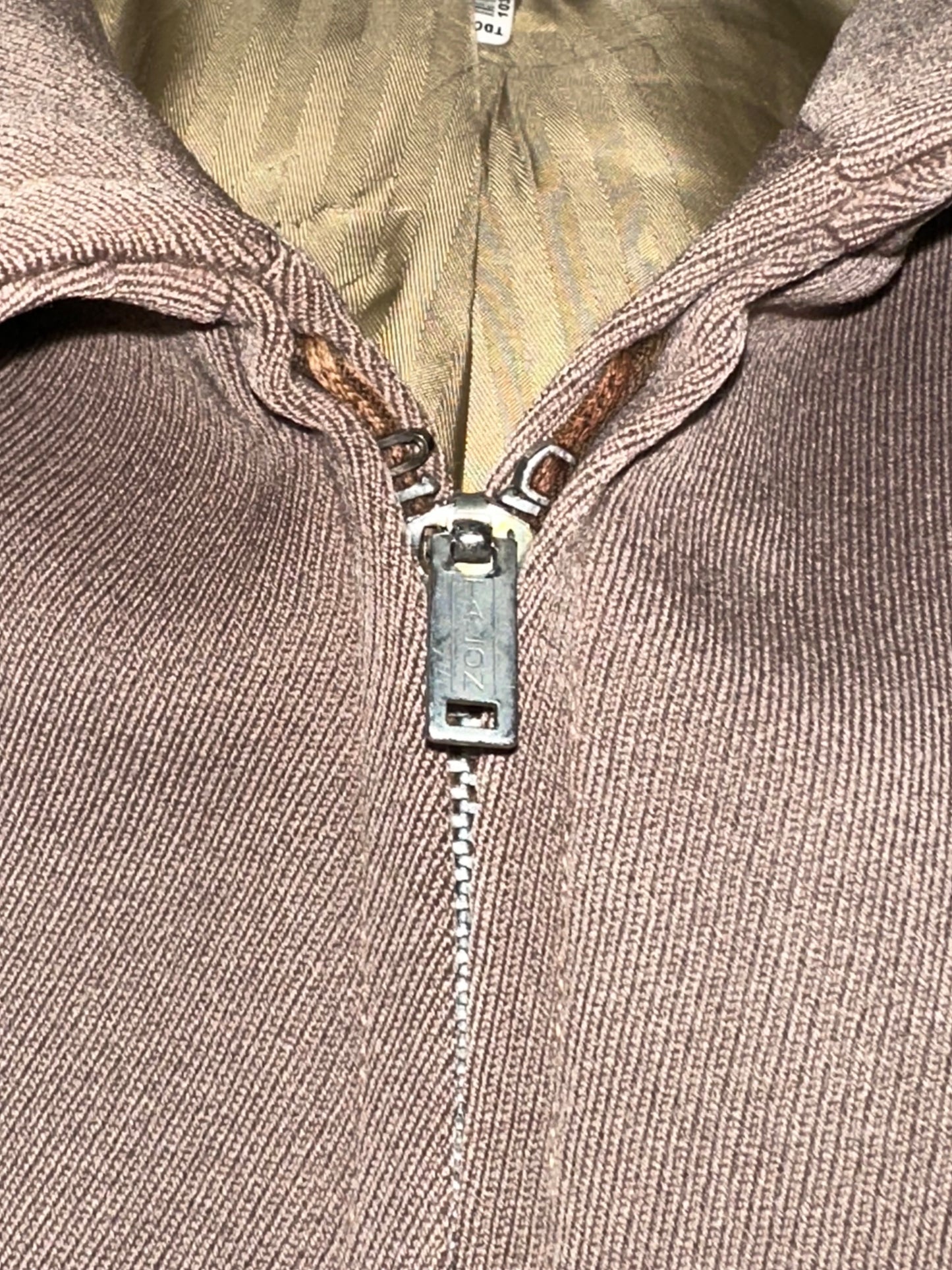 RARE 40’s Wool Gabardine Western Raglan Zip-Up Jacket (Unisex S)