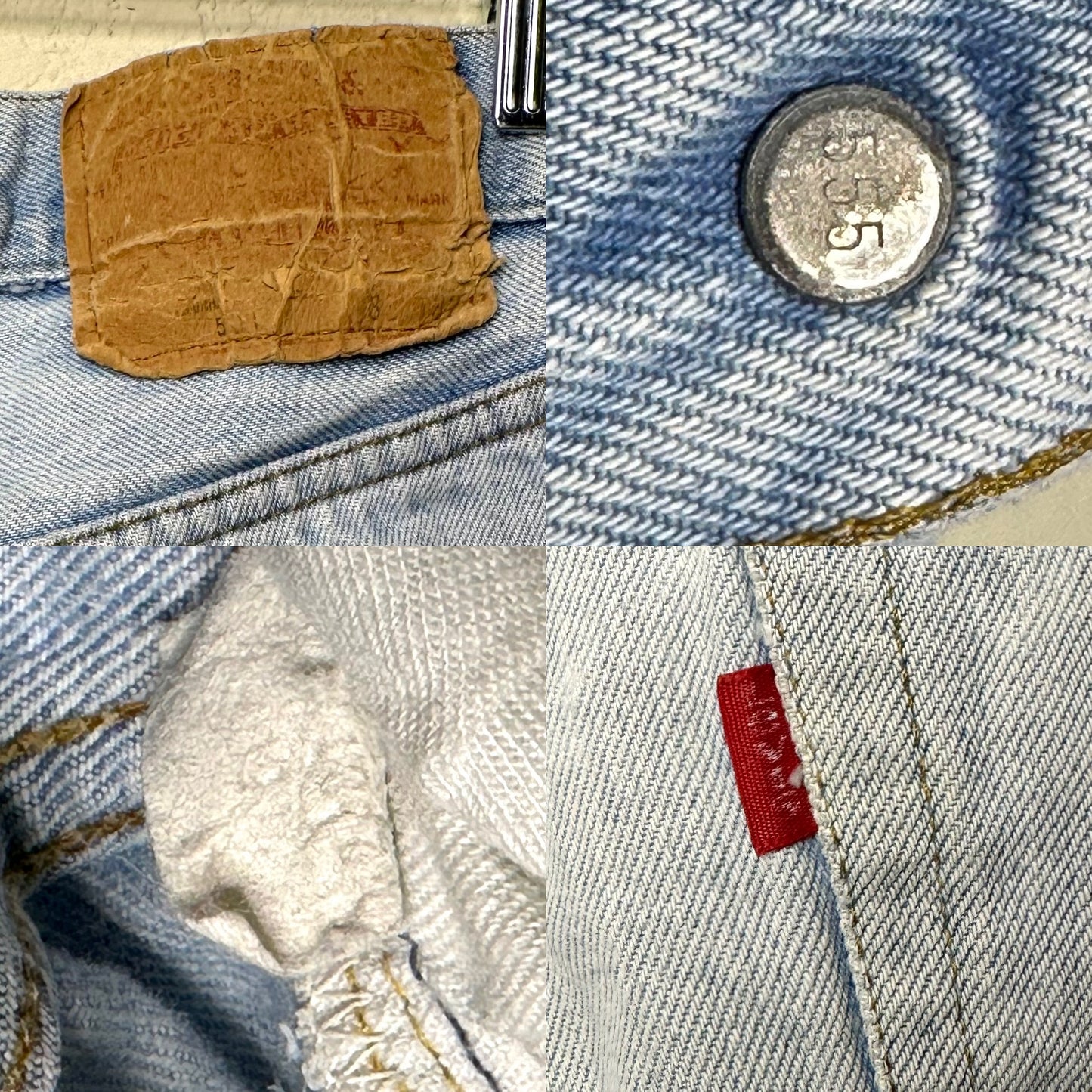 70’s Levi’s Redline Selvedge Distressed Cutoff Denim Shorts (Unisex 31/Modern 6/8)
