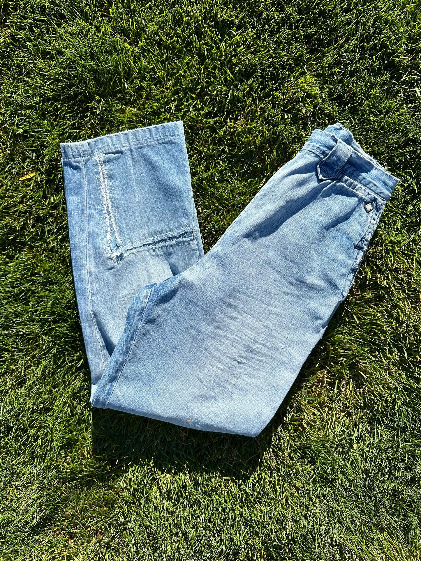 Rare 50’s LEVI’S Big E Western Side Zip Shorthorn Denim Pants (Women’s