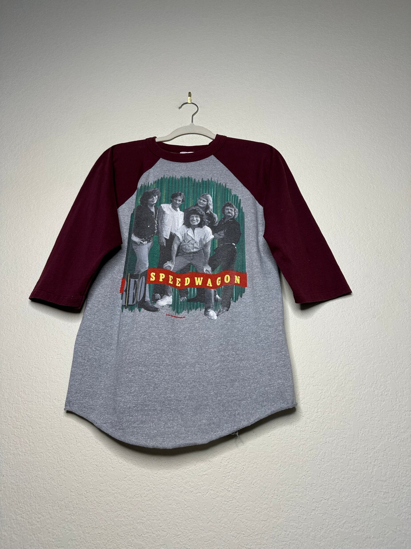 80’s Reo Speedwagon Single Stitch Raglan Tour Tee (Unisex M)
