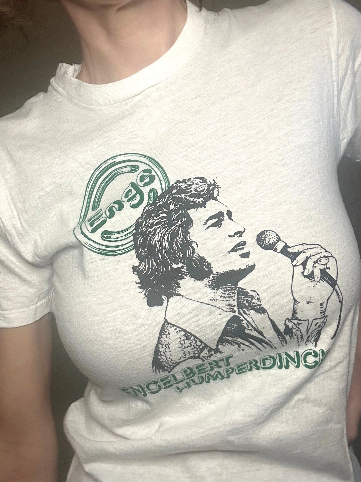 60’s Engelbert Humperdinck Concert Single Stitch Baby Tee (Unisex XS/S)