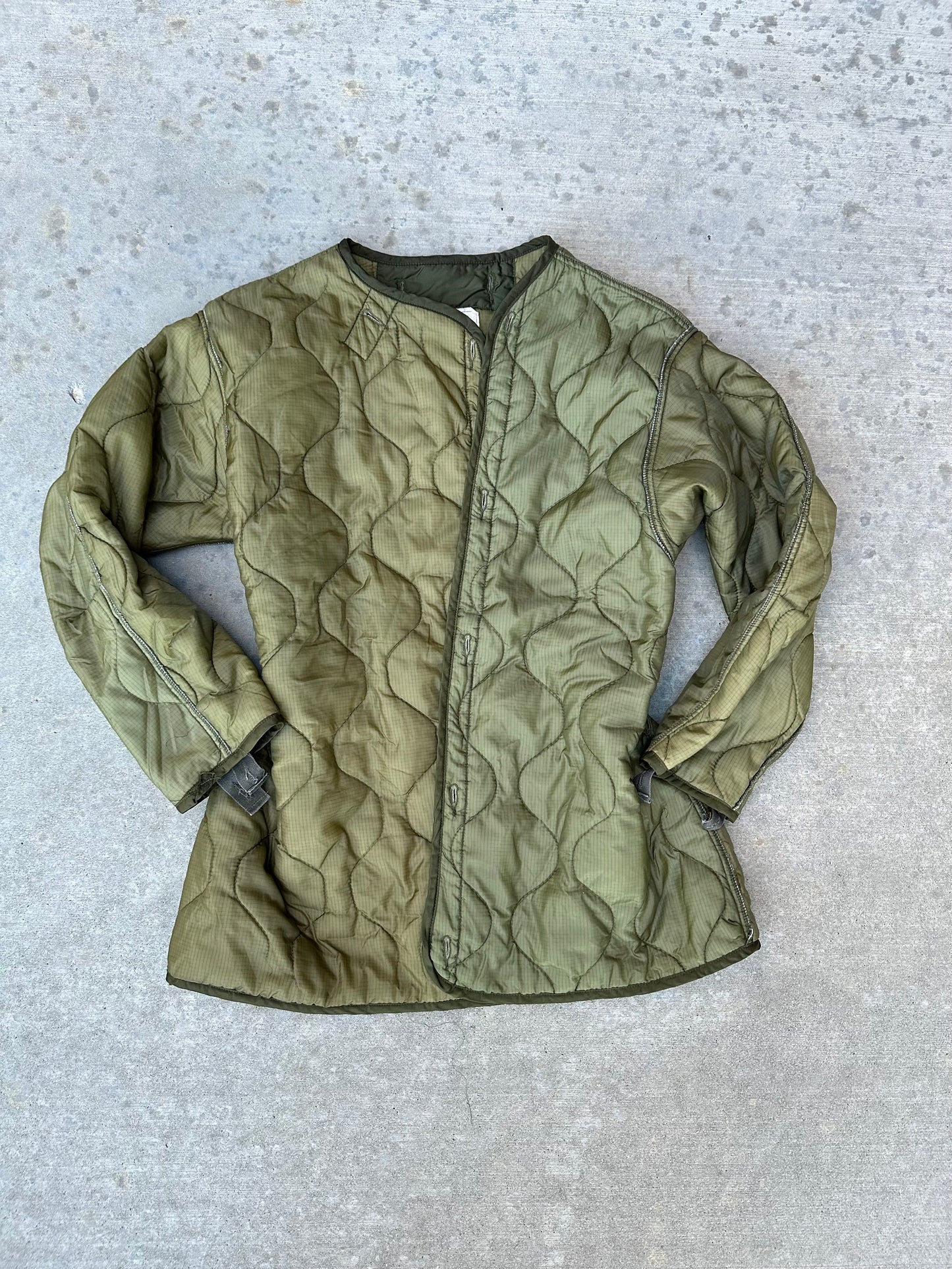 80’s US Military M65 Quilted Field Liner Mid-Length Jacket