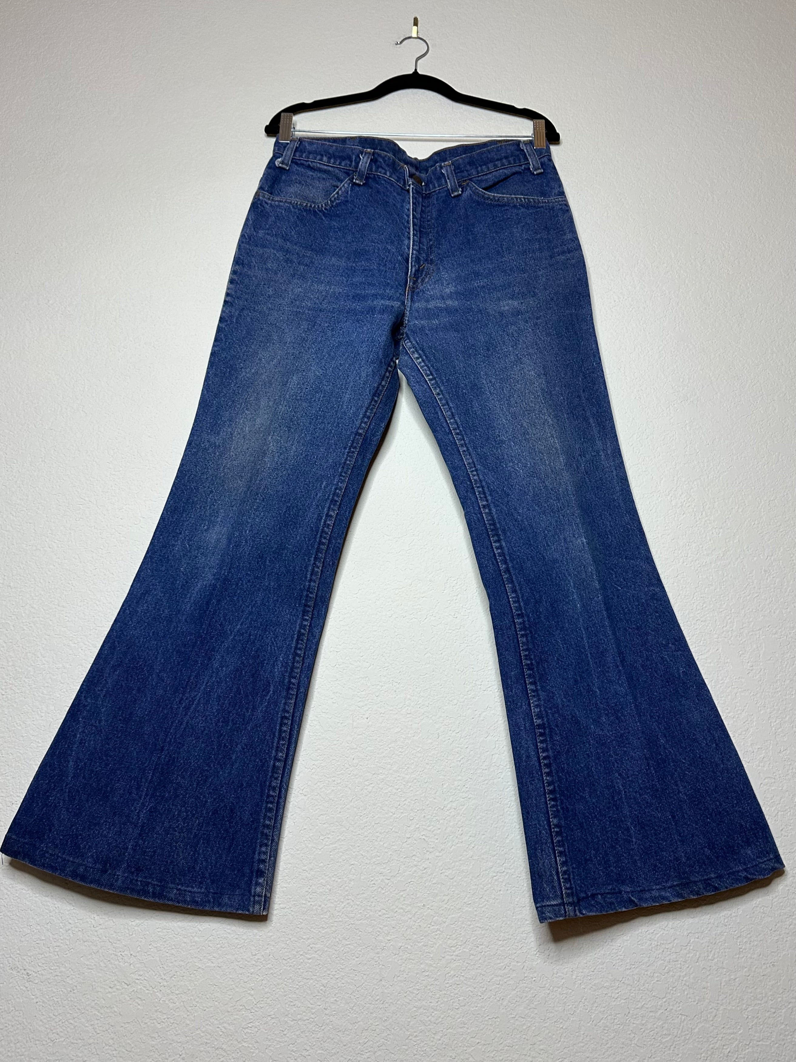 70's Levi's 684 Orange Tab Big Bells Jeans #4 (Men's 33/ Women's