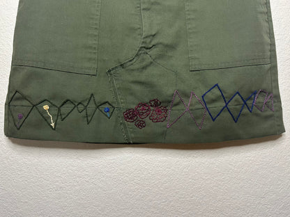 MCA Vintage Revival: Reworked 70’s OG-507 Military Skirt (from Field Pants)