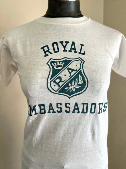 50’s Deadstock Champion “Running Man” Royal Ambassadors Single Stitch Tee (Unisex S)
