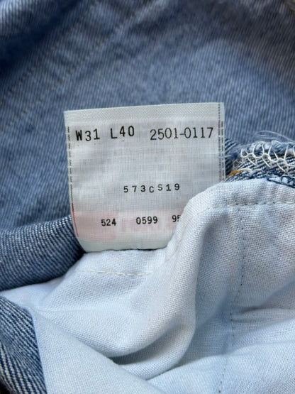90’s Levi’s 501xx Indigo Denim Extra Long Jeans (Men’s 27x37/ Women’s 26)