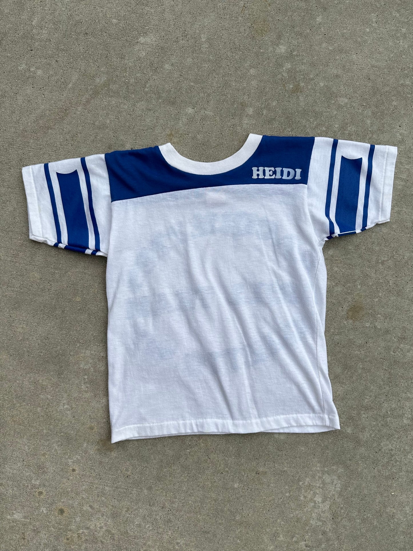70’s Dodger Sportswear Gillette Twirling Corps Single Stitch Baby Tee (Women’s S)