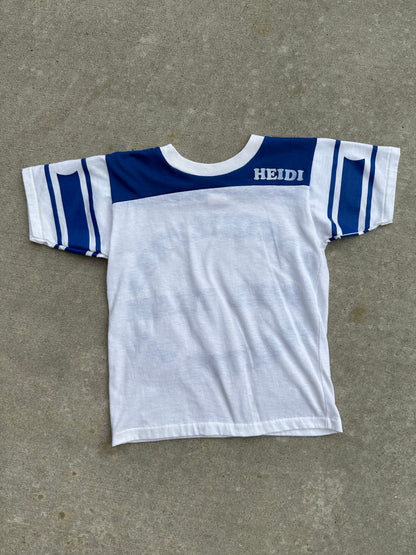 70’s Dodger Sportswear Gillette Twirling Corps Single Stitch Baby Tee (Women’s S)