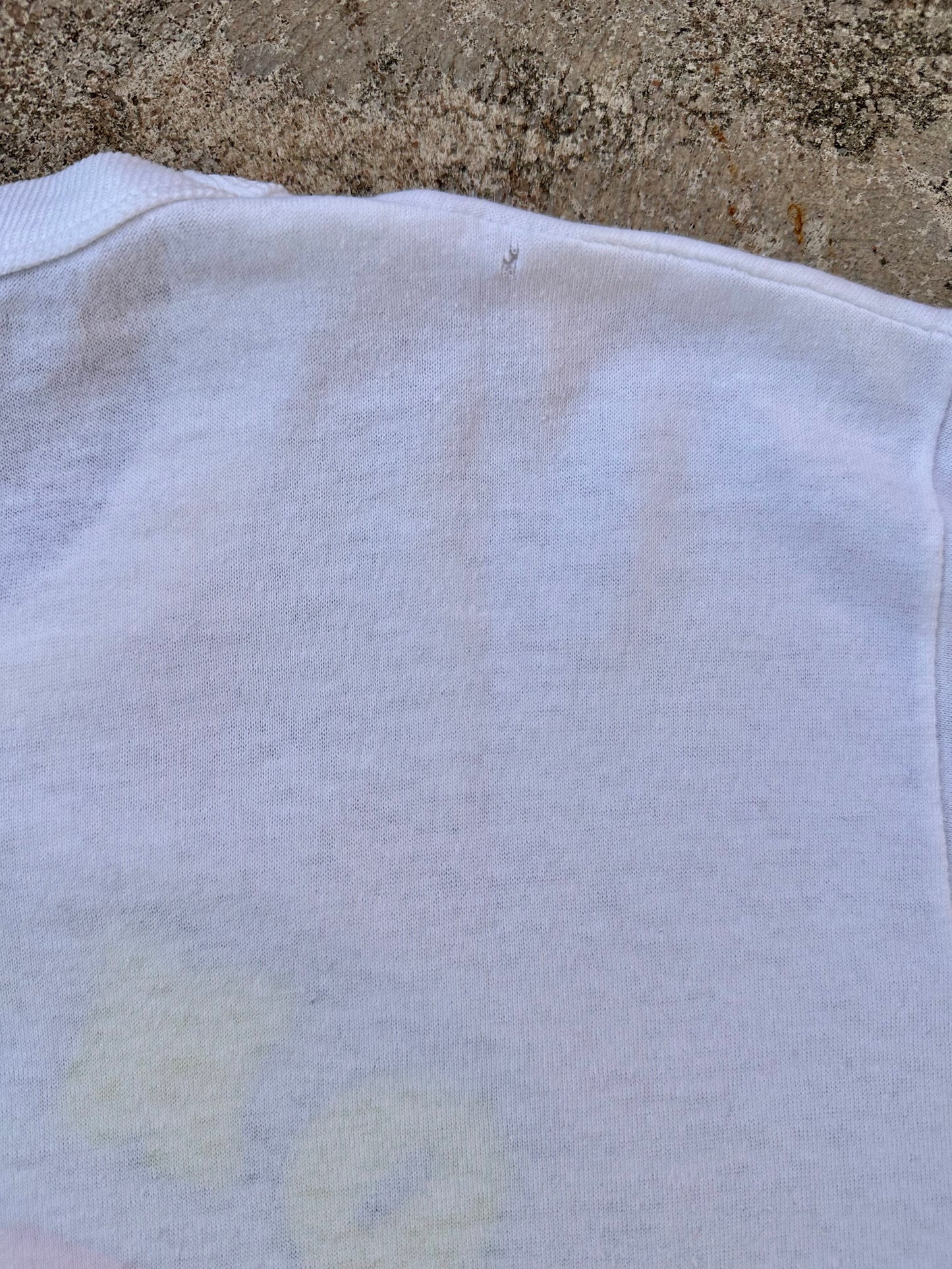 80’s Russell Montana State Fighting Bobcats Basketball Single Stitch Tee (Unisex  )