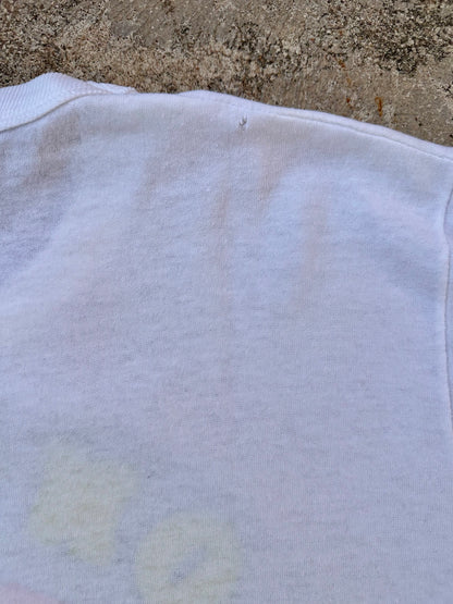 80’s Russell Montana State Fighting Bobcats Basketball Single Stitch Tee (Unisex  )