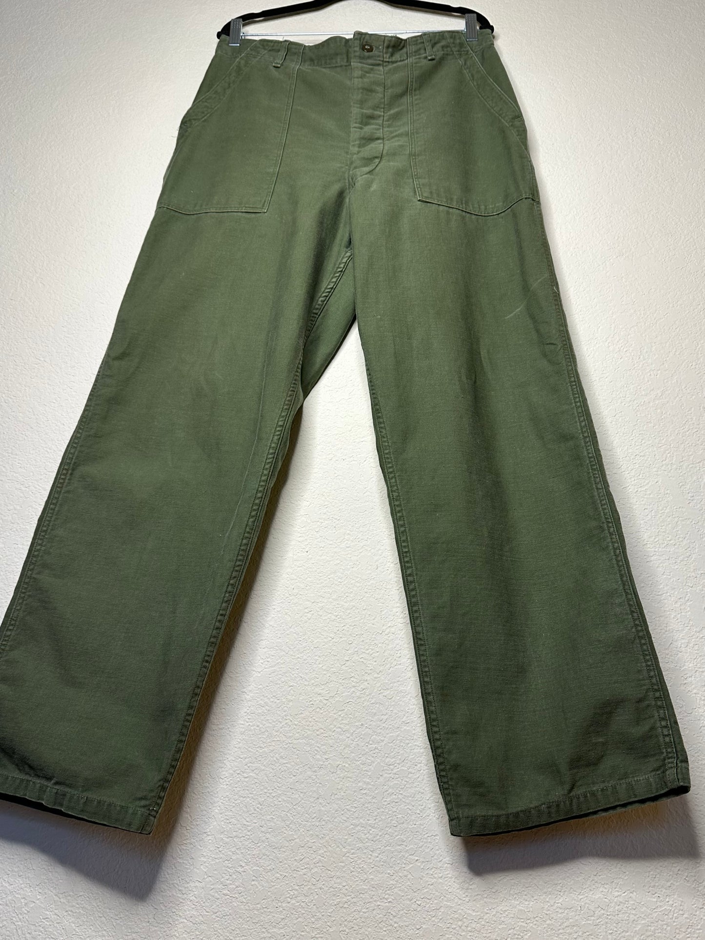 50’s Military OG-107 Field Pants (33-35”) 1st Pattern, Korean War