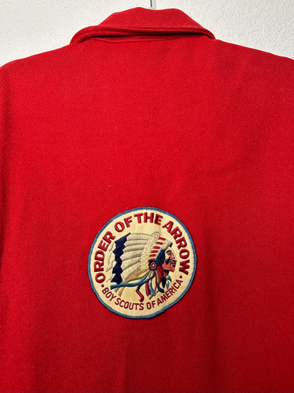 60’s Boy Scouts of America Order of the Arrow Patch Woolrich Jac-Shirt (Men’s L/XL)