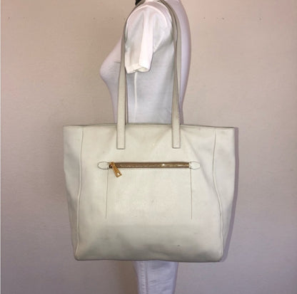 PRADA Soft Leather Vitello Daino XL Tote Bag Carryall