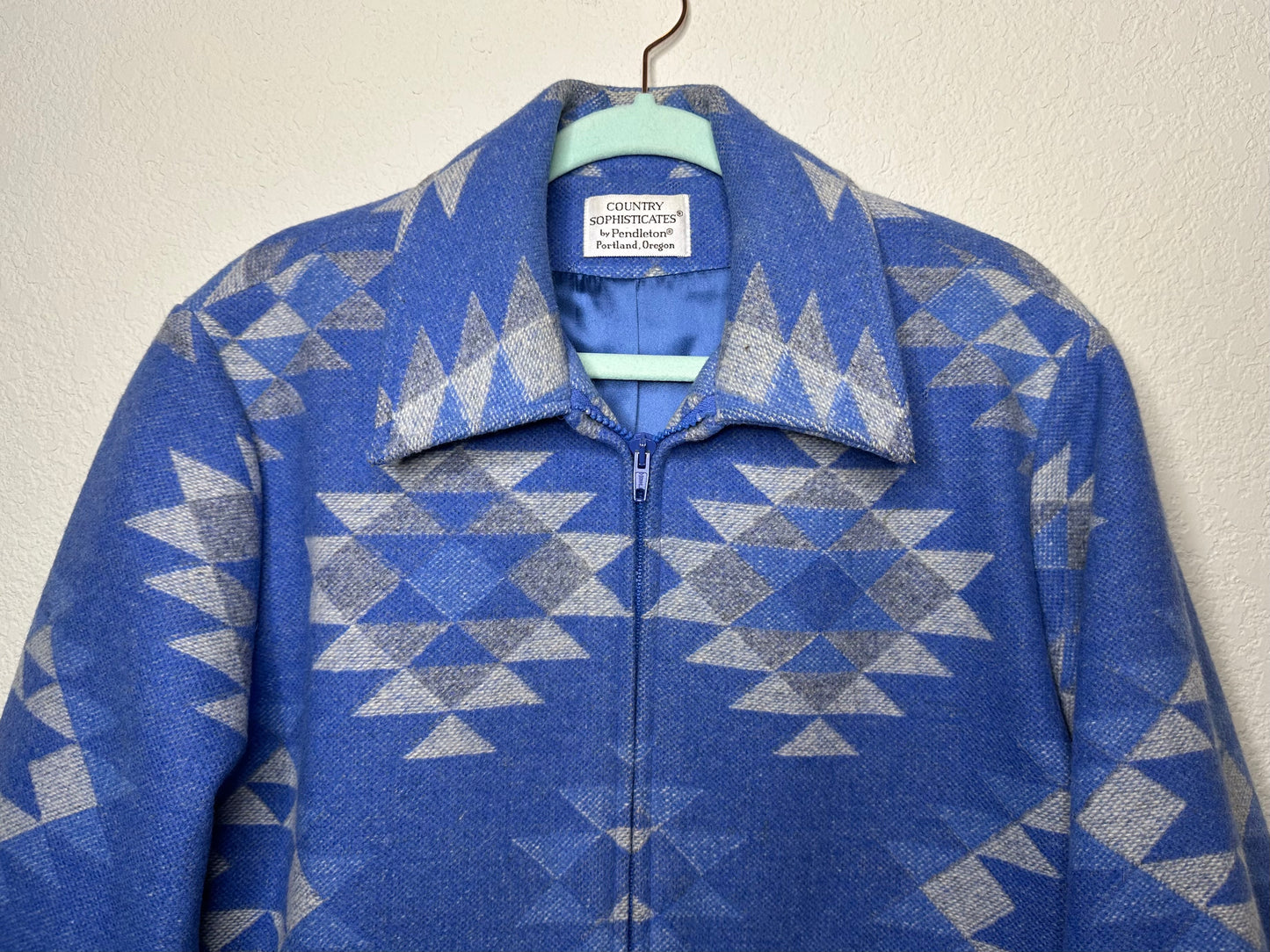 Vintage Pendleton Wool Bomber Jacket USA Shirt (Womens M)