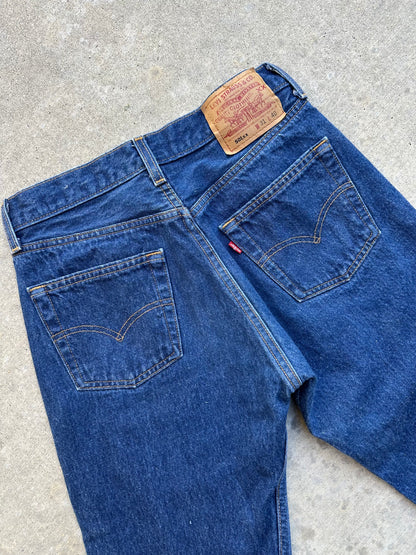 90’s Levi’s 501xx Indigo Denim Extra Long Jeans (Men’s 27x37/ Women’s 26)