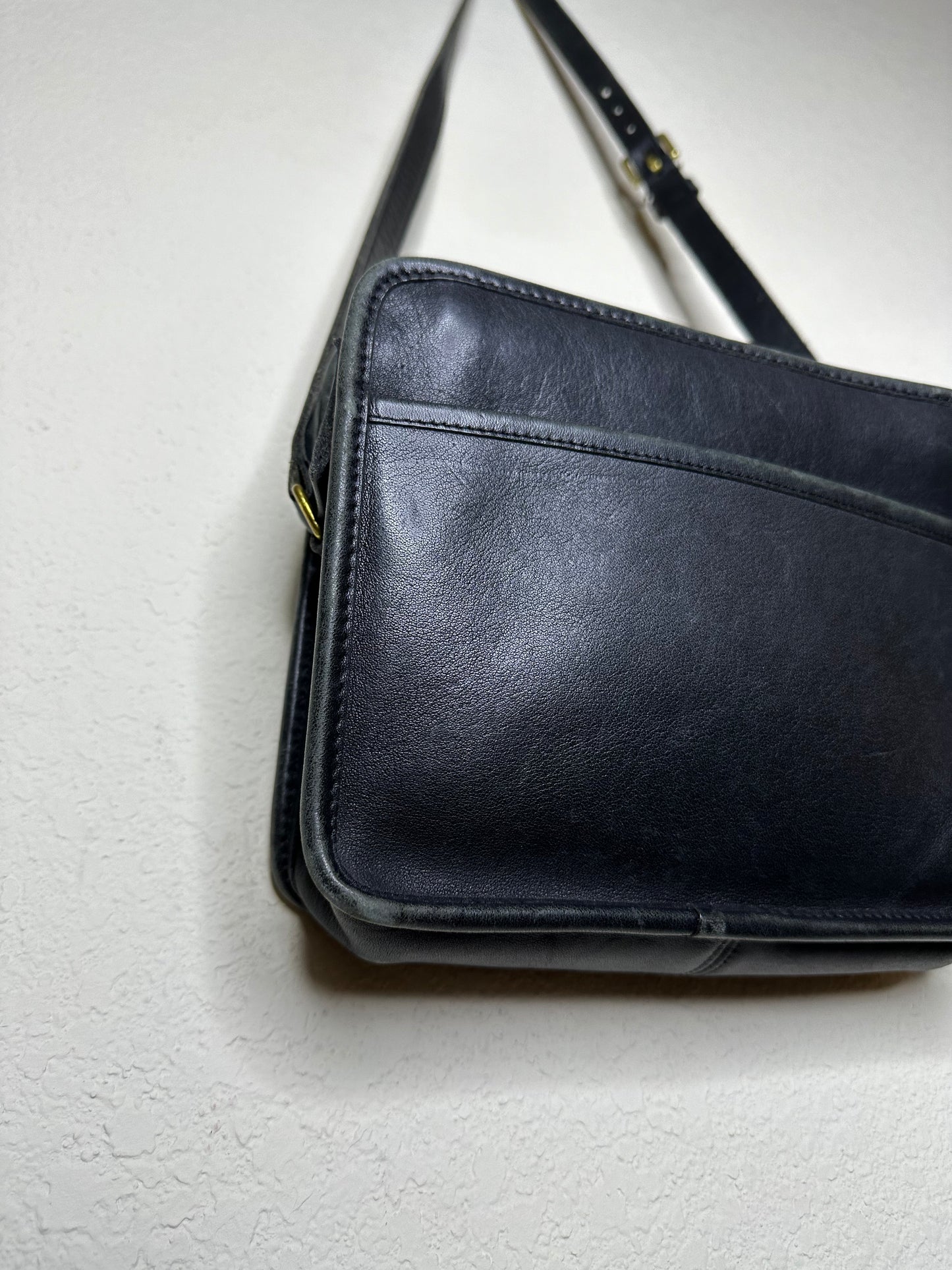 70’s Coach Leather “Blazer” Crossbody Bag - NYC