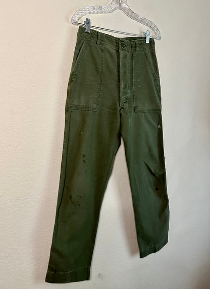 60’s Military OG-107 Field Pants (28x29)