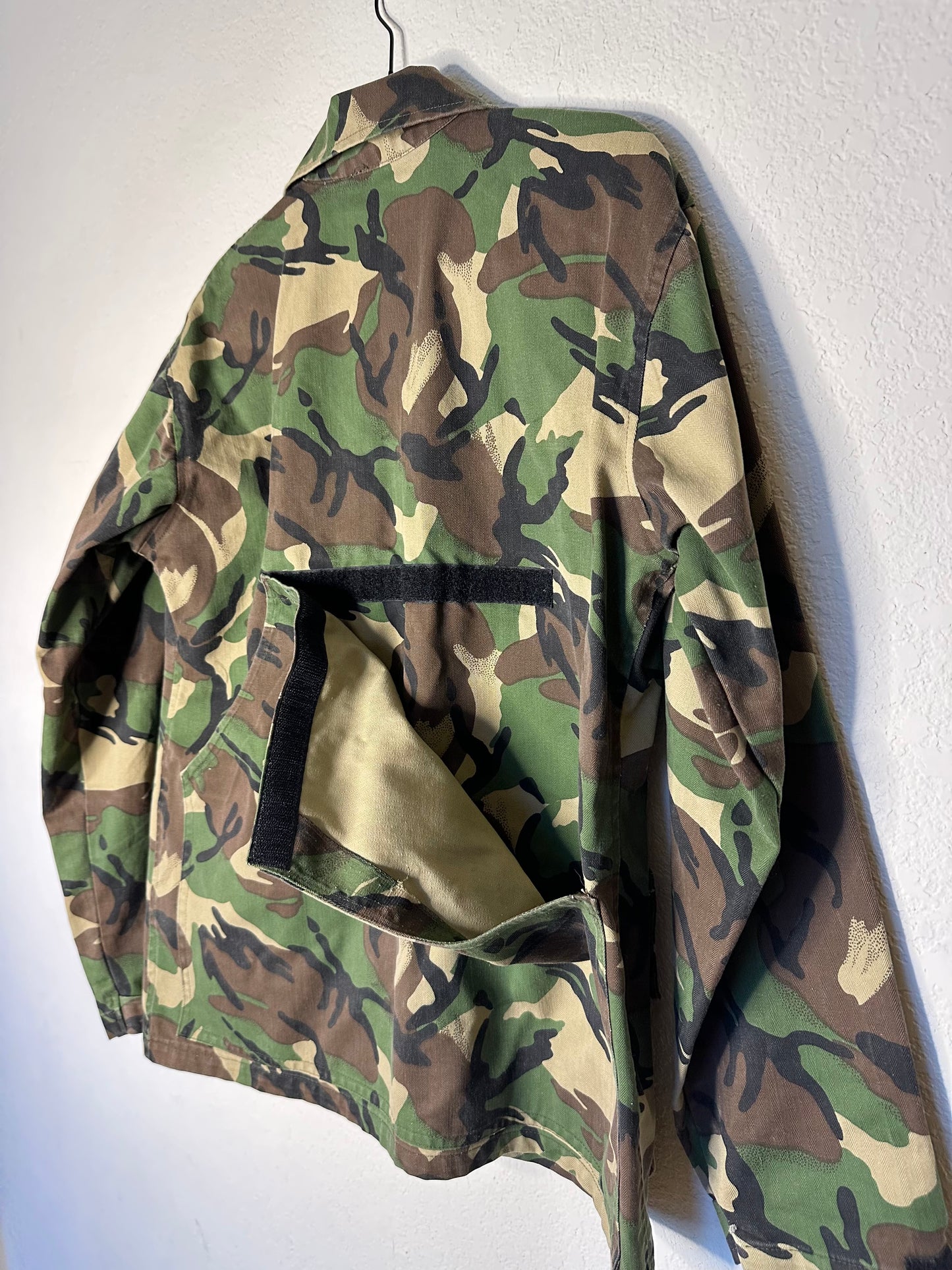 60’s HBT Herringbone Twill Cotton Camo Sporting Field Jacket (Unisex L)
