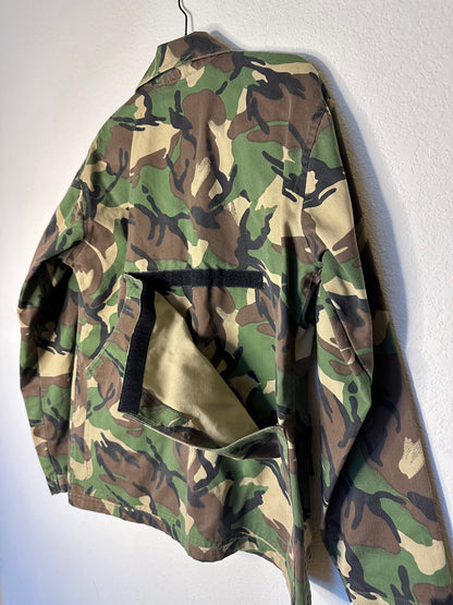 60’s HBT Herringbone Twill Cotton Camo Sporting Field Jacket (Unisex L)
