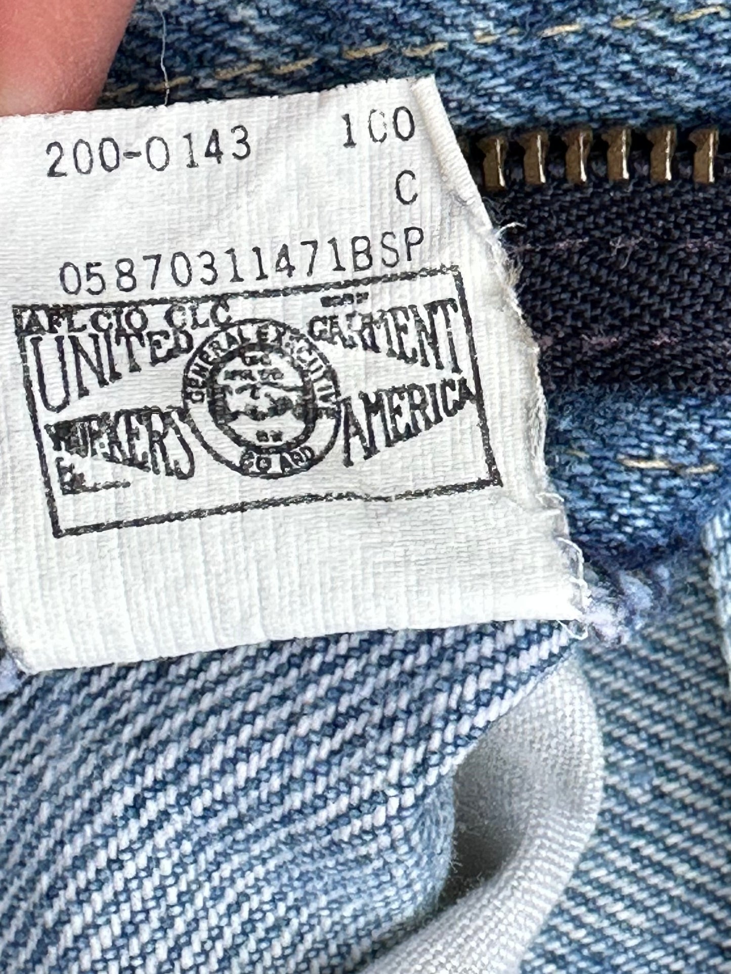 70’s LEE Union Made Denim Jeans USA (Men’s 28x32/ Women’s 27)
