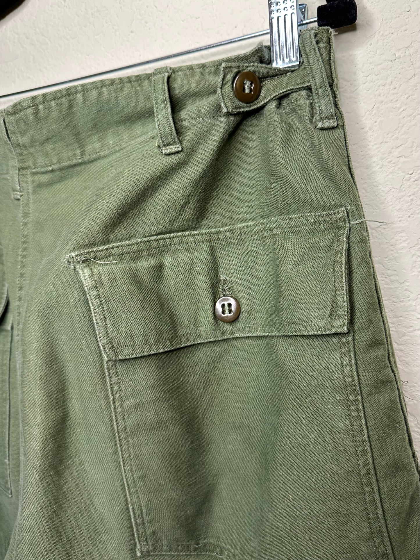 50’s Military OG-107 Field Pants (33-35”) 1st Pattern, Korean War