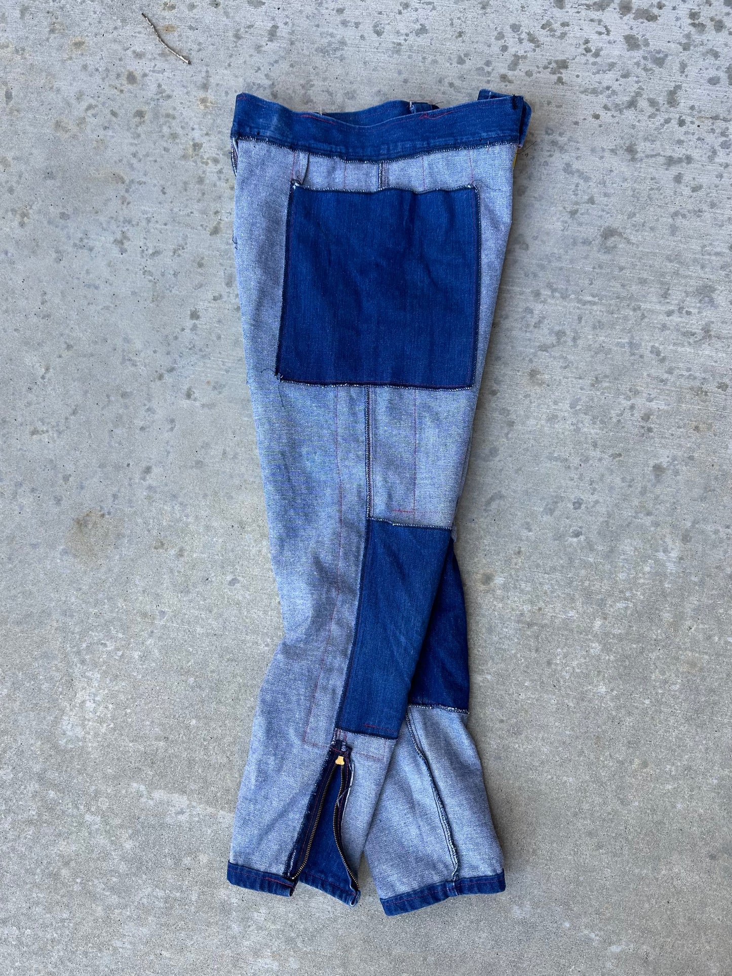 Rare 70’s Handmade Denim Motocross Racing Pants (34x30)
