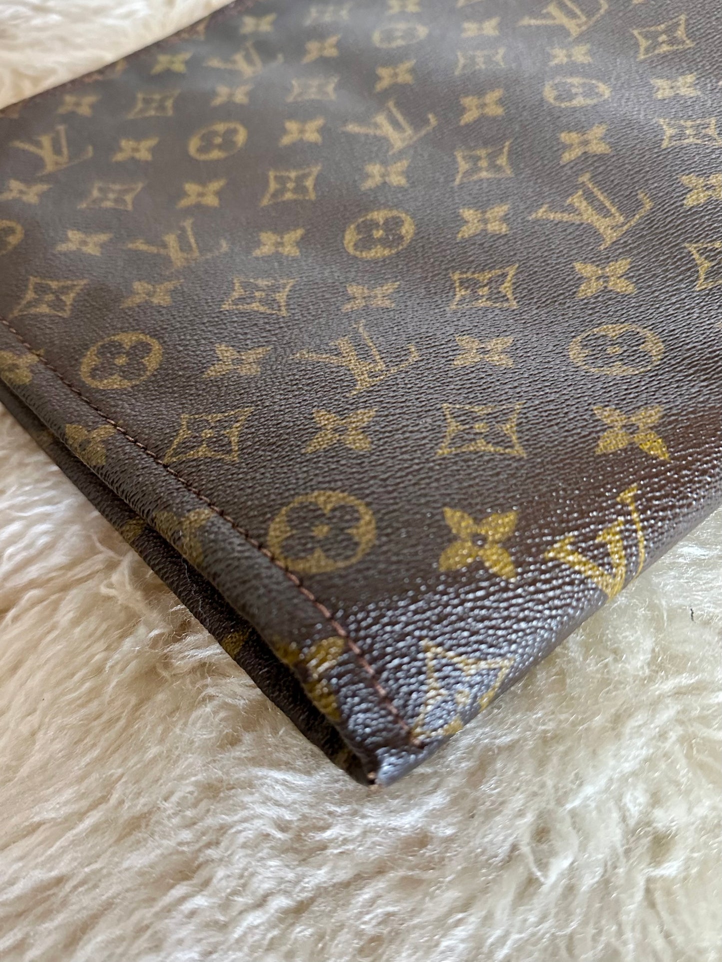 70’s Louis Vuitton Monogram Poche GM Document Case