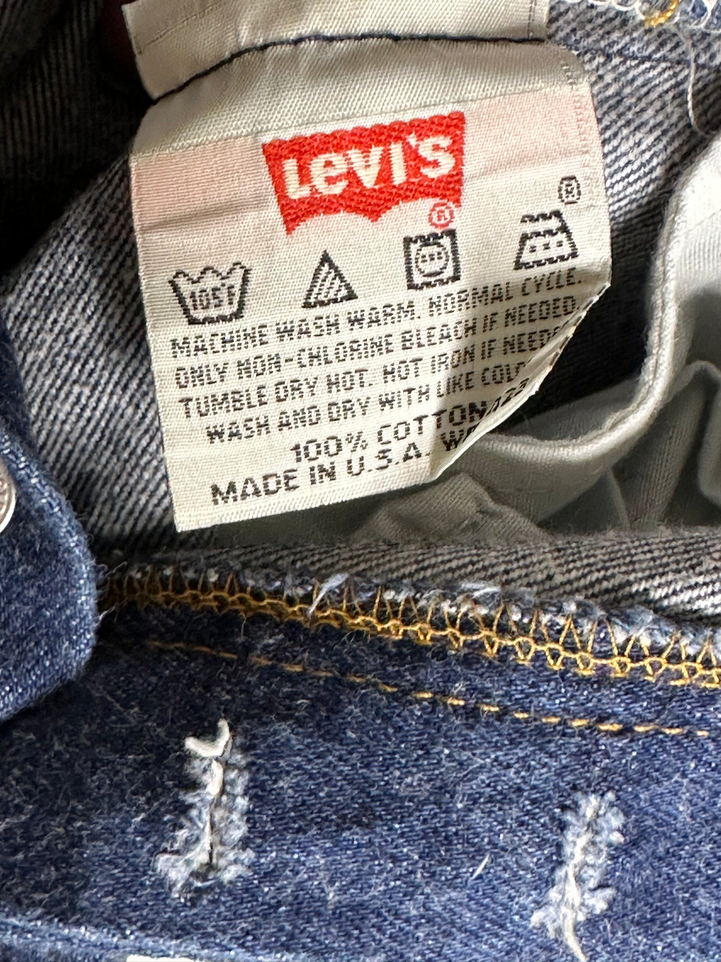 90’s Levi’s 501XX Soft Indigo Jeans USA (30x29 / Modern 6)