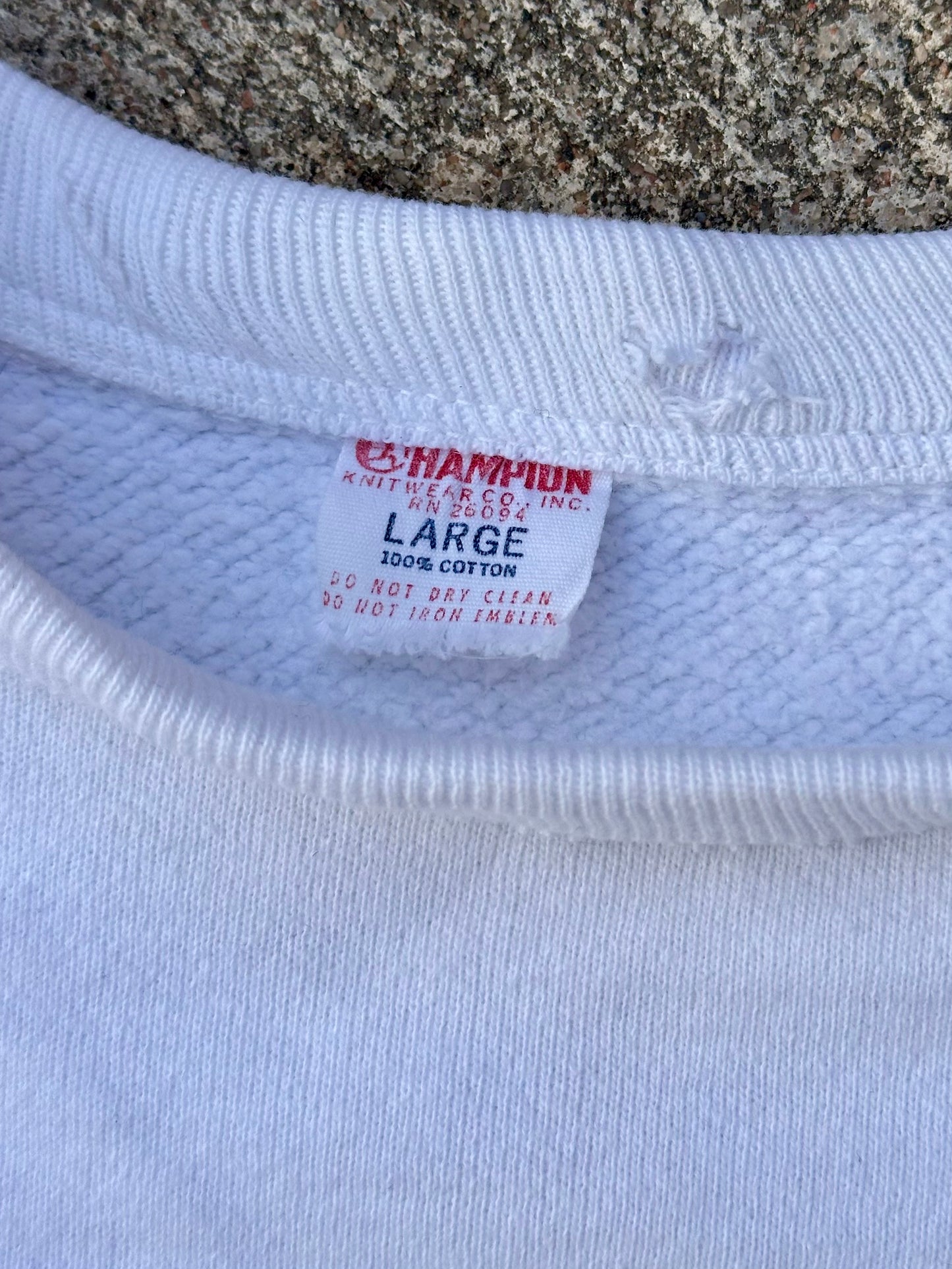 60’s Champion Running Man Wonderful Wyoming Girls State Sweatshirt (Women’s XS/S)