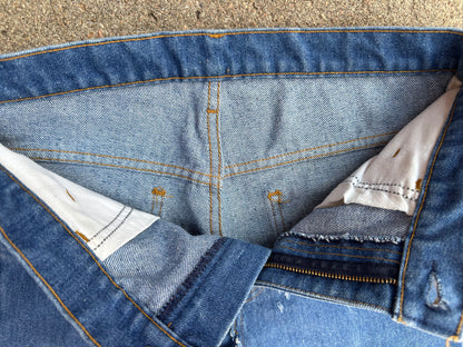 70’s Levi’s 784 Orange Tab Elephant Bell Bottom Denim Jeans USA (Women’s 26)