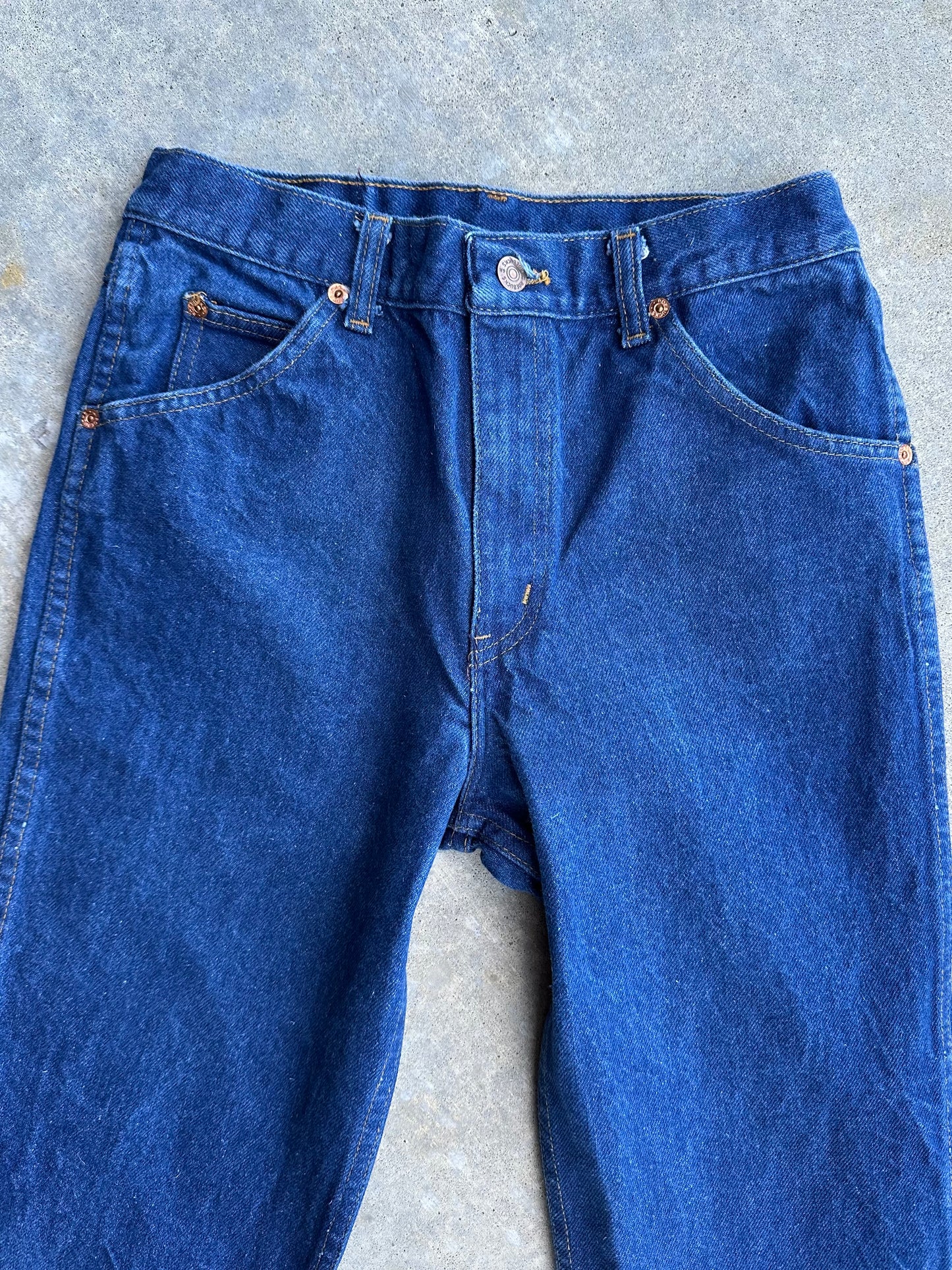 80’s Roebuck’s STF Stovepipe Indigo Denim Jeans (Men’s 27x32 / Women’s 26)