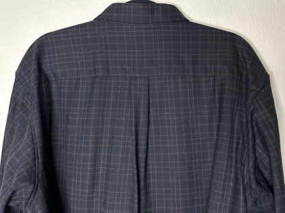 90’s Pendleton Wool Pinstripe Plaid Button-Down Shirt (Men’s L/XL)