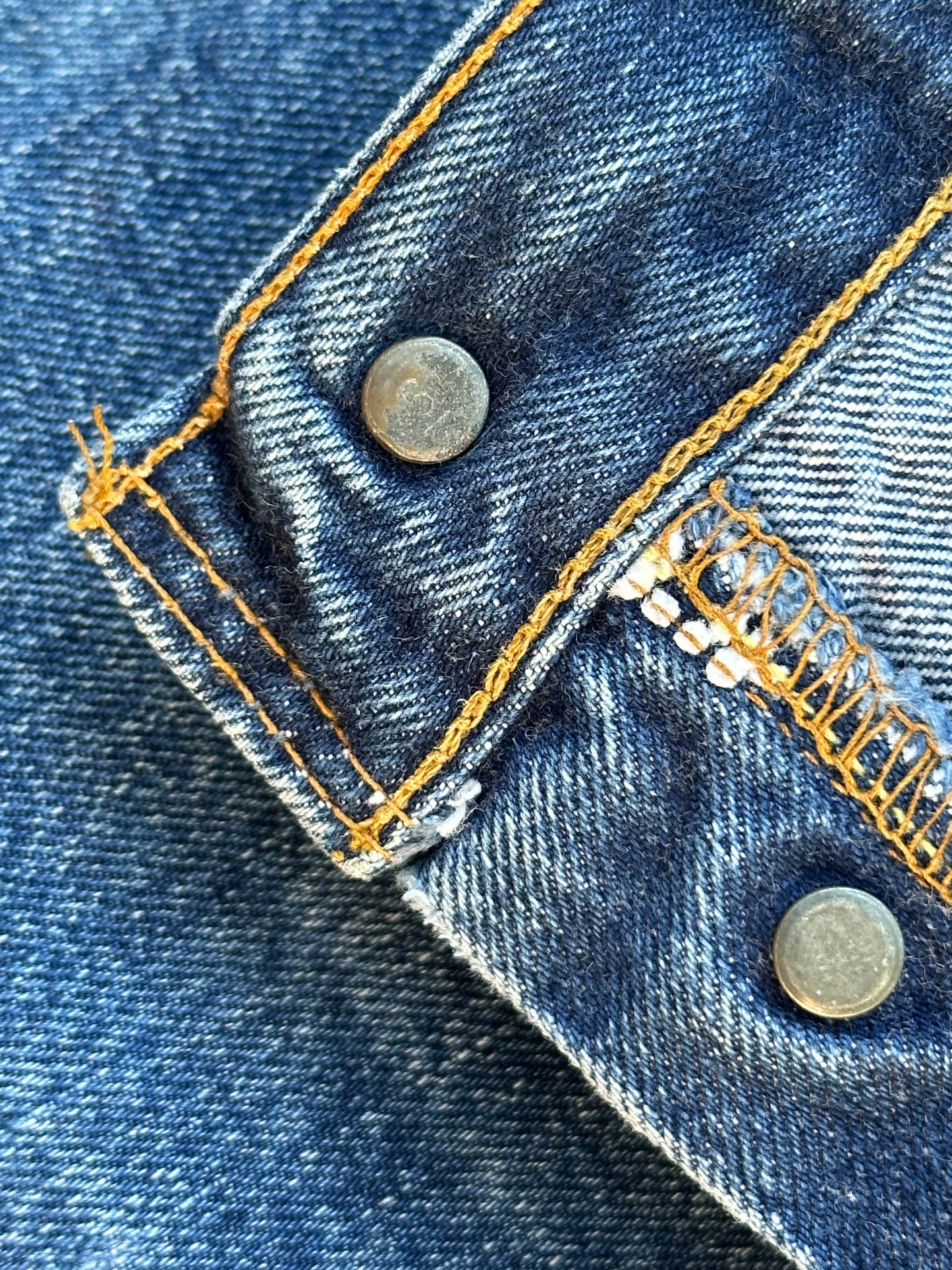 60’s LEVI’S BIG E Redline Selvedge Denim Cutoff Shorts (31” / Modern 29)