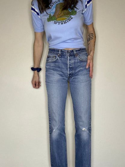 80’s Levi’s USA 501 Jeans (30/31 / Modern 4/6)