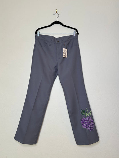 MCA Vintage Revival: 70’s Wrangler Hand Chainstitched Grapevine Boot Cut Pants (Men’s 33 / Women’s 30/31)